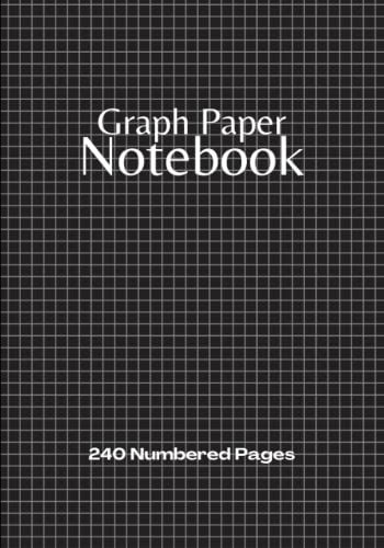 Executive Graph Paper Notebook: Project Workbook With 240 Numbered Pages Quad Ruled 5 X 5 Graph Paper | 7" X 10" Executive Size | Plus 20 Lined Pages | For Ideas, Notes, Sketches