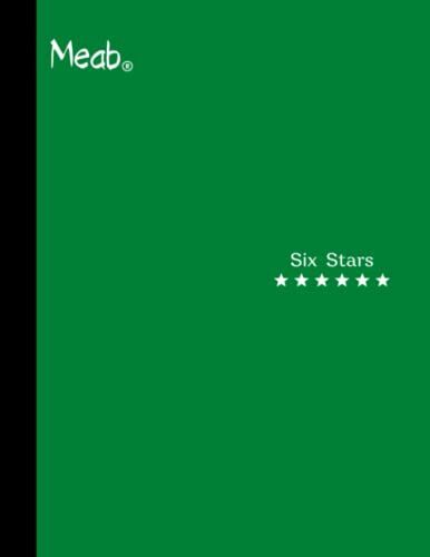 Meab Six Star Notebook: 8.5 X 11 Inches, College Ruled, 200 Pages, 100 Sheets, School Notebook, College Notebook, Work Notebook, Study Notebook, Premium Paper, Fast Shipping