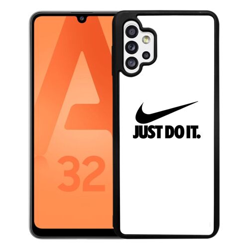 Coque pour Samsung Galaxy A32 5G - Nike Just Do It Blanc