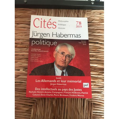 Revue Cites N.78 - Jürgen Habermas, Politique (Édition 2019)