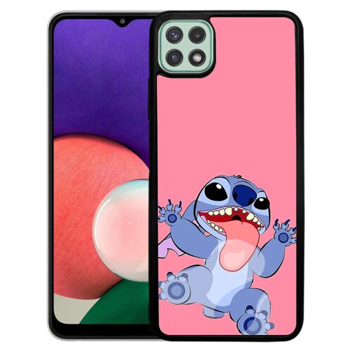 Coque Pour Samsung Galaxy A22 5g - Stitch Langue