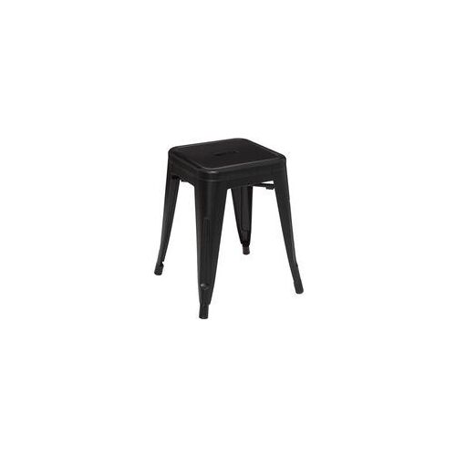 Tabouret Niko en métal noir