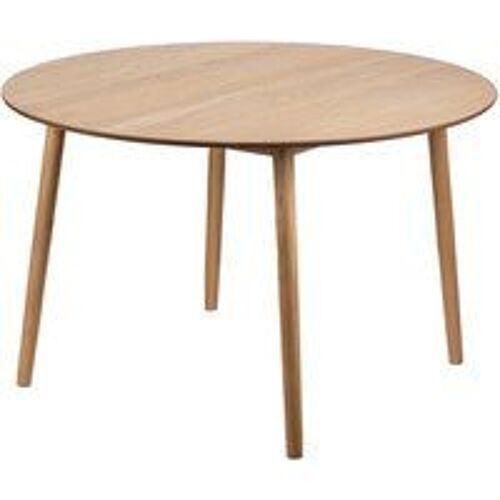 Table à Manger Design Ronde Scandinave Bois TRADITION 6P-MARRON