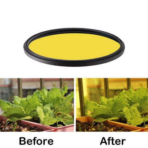 Filtre de gros plan Macro + 1/2/4/8/10,pour Canon,Nikon,Sony 37/40. Sac pour appareil photo DSLR,5/43/46/49/52/55/58/62/67/72mm,densité neutre 77mm - Type Yellow-37mm