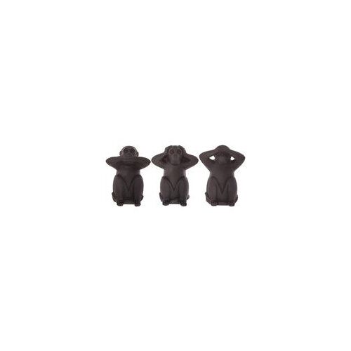 Lot de 3 singes sagesse en résine H23