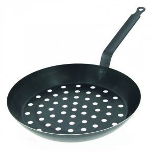 Poêle A Marrons Tole Bleuie