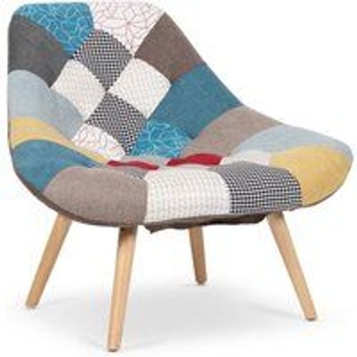 Fauteuil Danios Tissu Patchwork