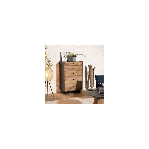 Chiffonnier 5 Tiroirs Pin Recyclé Danido