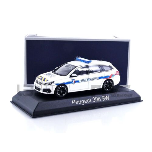 Norev 1/43 - Peugeot 308 Sw Police Municipale- 2018 473944-Norev