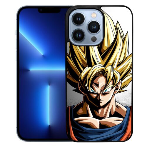 Coque Pour Iphone 13 Pro Max - Sangoku Mur Dragon Ball Super