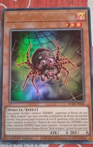 Bébé Araignée Blmr-Fr045 Ultra Rare (Bataille De Legende La Vengeance Monstrueuse) Carte Yu-Gi-Oh Konami
