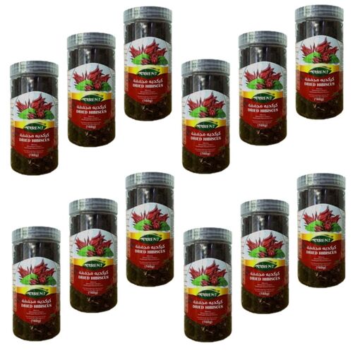 Lot 12x Hibiscus Séché - Pot 160g