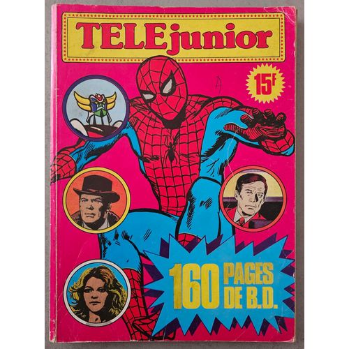 Télé Junior Album N° 5 - 1979 - N° 18, 19, 20, 21 - Goldorak, Galactica, Super Jaimie, Spider-Man