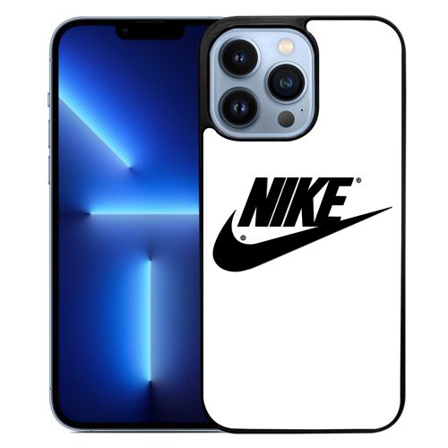 Coque pour iPhone 13 PRO MAX - Nike Logo Blanc