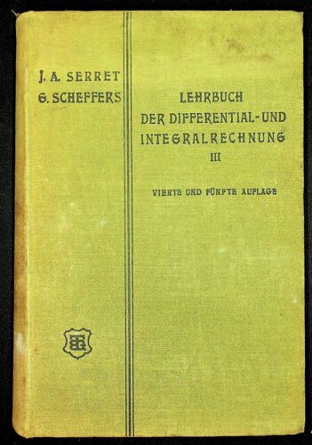 Lehrbuch Der Differential- Und Integralrechnung Iii. Differentialgleichungen Und Variationsrechnung