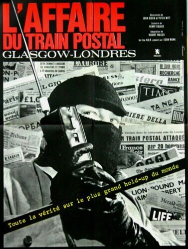 L'affaire Du Train Postal Glasgow Londres - Affiche Originale De Cinéma - Format 60x80 Cm - Un Film De John Olden, Claus Peter Witt Avec Horst Tappert, Hans Cossy, Günther Neutze - Année 1967