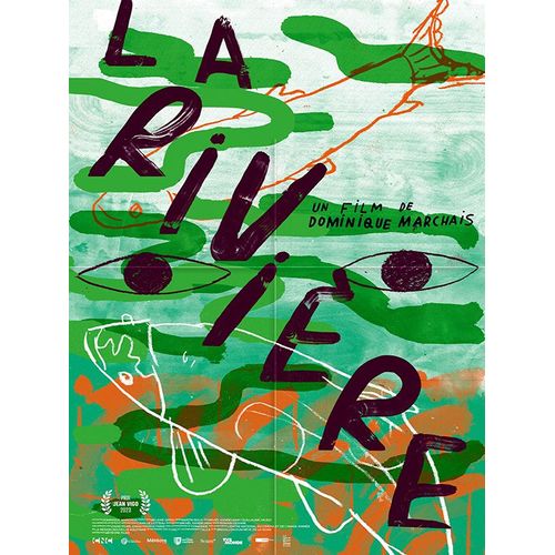 La Rivière - Véritable Affiche De Cinéma Pliée - Format 40x60 Cm - De Dominique Marchais - Documentaire - 2023