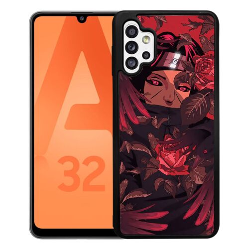 Coque pour Samsung Galaxy A32 5G - Naruto Itachi Roses