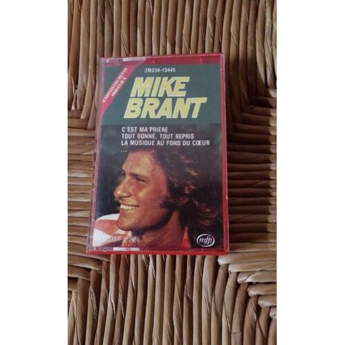 Cassette Audio Mike Brant Numéro 2m234-13445 Boîtier Rouge Enregistrement Originaux