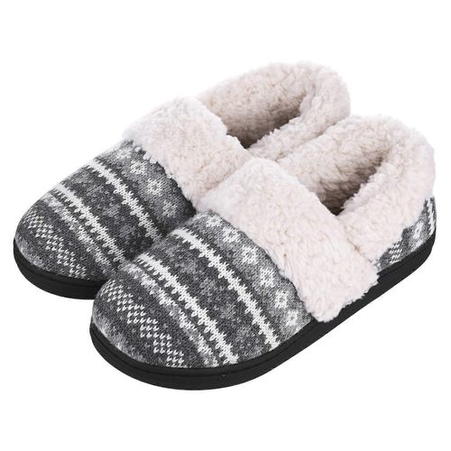 Chaussures Hiver Chaud Coton Pantoufles Pour Appartements Doux Antidérapant Fluffy Design Slides Couple Intérieur Pantoufles Gris5sadultes42s43 10s102 Poucessmâle