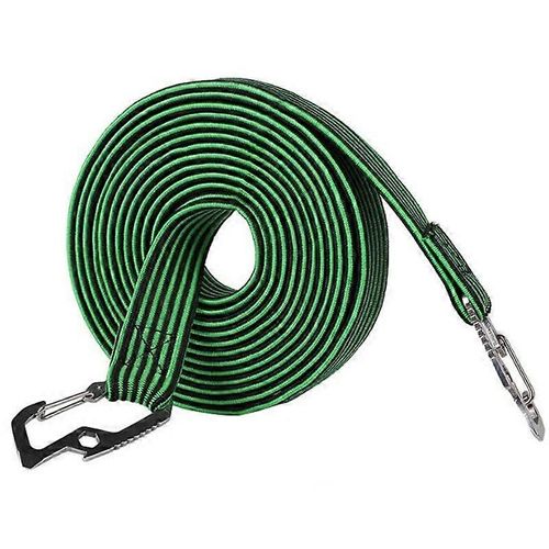 Sangle De Bagage De Vélo, Sangles De Cordon Élastique Bagage De Vélo Corde Fixe Sangle D'arrimage Avec Crochets-Vert-2m