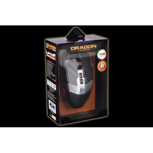 Dragonwar G22 7000dpi Souris De Jeu Rgb Ergonomique Et Personnalisable À 7 Boutons - Noir