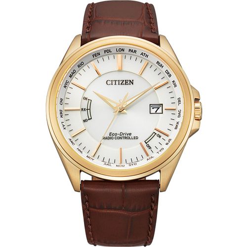 Citizen Montre Marron Analogique Hommes Cb0253-19a