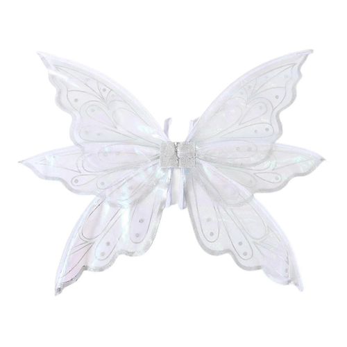 Ailes De Papillon, Ailes De Fée, Ailes De Papillon Pour Femmes, Ailes De Fées Pour Filles Adultes, Ailes De Fées Féminines Ailes D'ange Scintillantes Cosplay D'halloween-Adulte-Argent-Unisexe
