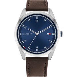 Tommy Hilfiger Montre Marron Analogique Hommes Griffin 1710458