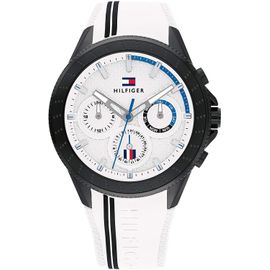 Tommy Hilfiger Montre Blanc Multi-Cadrans Hommes Aiden 1791862