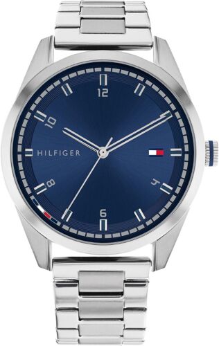 Tommy Hilfiger Montre Argent Analogique Hommes Griffin 1710455