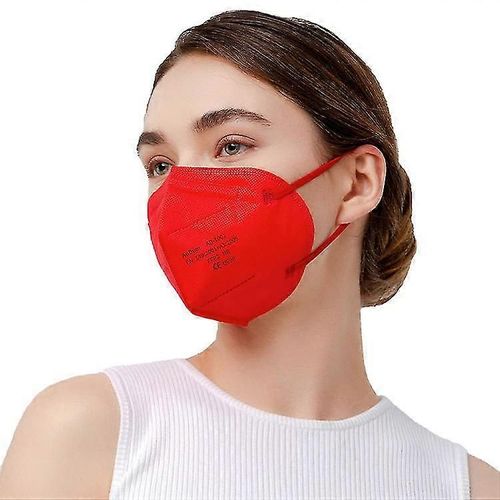 Masque Evago Ffp2 Kf94 Masque Ffp3 N95 Masque-100pcs-Ffp2 Rouge