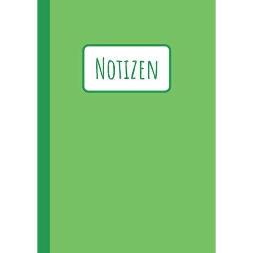 Notizen: Notizbuch A5 Kariert 300 Seiten | Mit Seitenzahlen & Inhaltsverzeichnis Zum Ausfüllen | Din A5 Format - Perfekt Für Die Arbeit Oder Unterwegs | Im Eleganten Grün