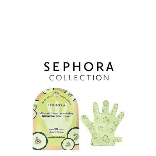 Masque Mains - Sephora - Concombre - 92% Ingrédients Naturels - Vegan - Tous Types De Peau 