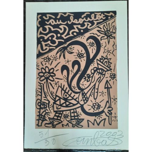 Sérigraphie De R.Combas