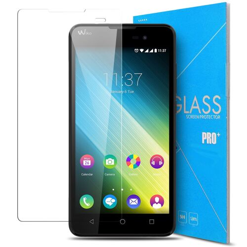 Caseink - Protection Écran Verre Trempé Wiko Lenny 2 - 9h Séries Glass Pro+ Hd [ Dureté Extreme 9h Epaisseur 0.33mm Angles Incurvés 2.5d ]