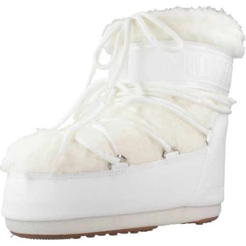 Moon Boot Mb Icon Low Faux Fur Colour Blanc