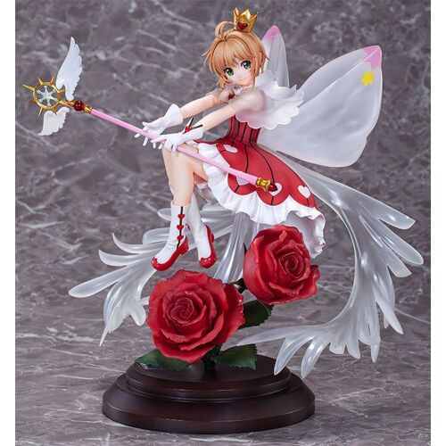 Cardcaptor Sakura : Clear Card Statuette Pvc 1/7 Sakura Kinomoto Rocket Beat Ver. 28 Cm