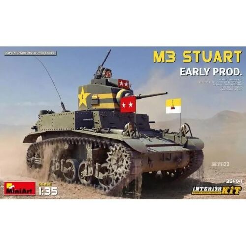 Maquette - Miniart - M3 Stuart Early Prod. Interior Kit - Intérieur-Mini Art