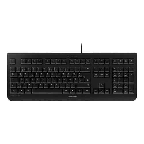 CHERRY KC 1000 - Clavier - 100% - full size - USB - QWERTY - Portugais - commutateur : dôme en caoutchouc - noir