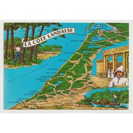 Carte Postale La Côte Landaise, N°6