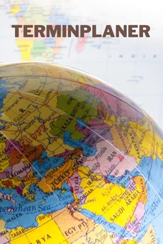 Terminplaner: Büro Schule Studium Office Wochenkalender Ohne Festes Datum Mit To-Do-Liste Und Prioritäten-Planer - Officeplaner Und Bürokalender Motiv Globus