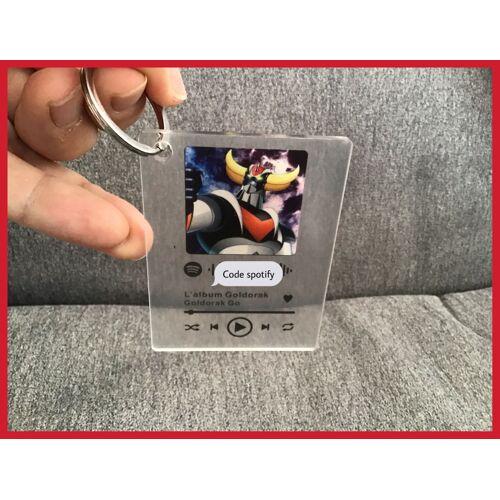 Porte Clé Collection Spotify Album Musique Figurine Goldorak Grendizer Actarus Manga Carte Collection