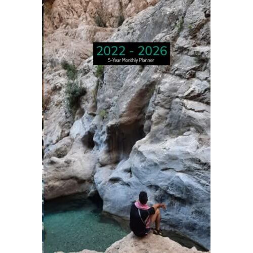 2022-2026 Monthly Planner 5 Years: Road Trip Calendar 2022,60 Month Monthly Calendar - Time Management - 2022-2026 January 2022 To December 2026 / ... Organizer With Goals, Contacts & More
