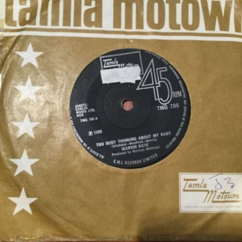 Marvin Gaye -Too Busy Thinking About My Baby  / Wherever I Lay My Hat