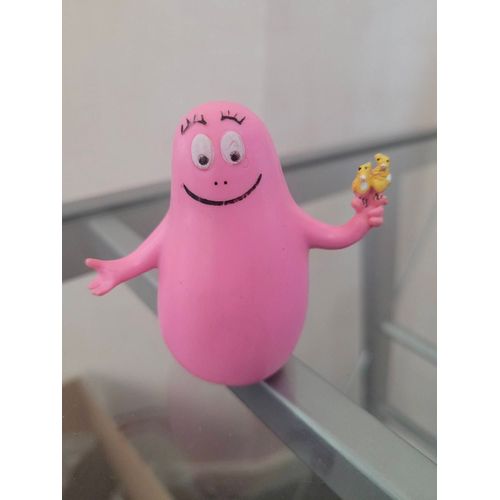 Figurine Barbapapa - Barbapapa Tenant Des Oiseaux 7cm - Plastoy 2007