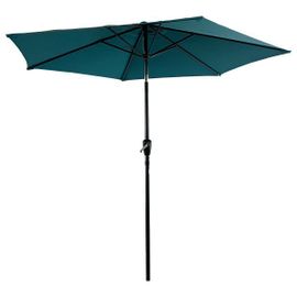 Parasol Droit Hapuna Rond 2,70m De Diamètre Bleu