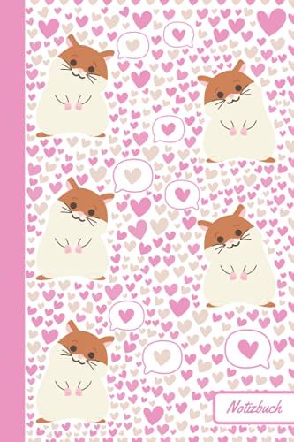 Notizbuch: Hamster Tier Süßes Tagebuch | Schön Journal | 110 Seiten | 6*9 Zoll | Tolles Geschenk (Hamster Lovers)