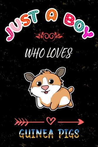Just A Boy Who Loves Guinea Pigs: Funny Notebook For Guinea Pigs Lover. Perfect Gifts Idea For Men, Boys And Kids.