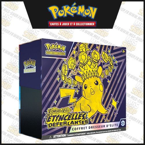 Coffret Dresseur DÉlite Etb  Étincelles Déferlantes Ev08 (Pikachu) 🇫🇷 (Asmodée)